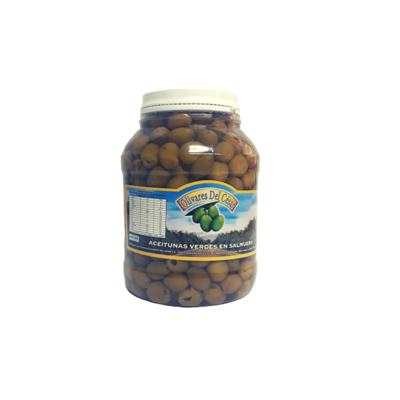 Aceitunas verdes descarozadas x 2 Kg.