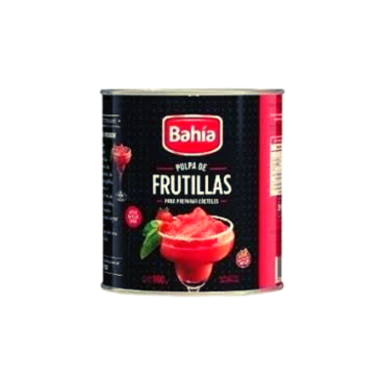 Pulpa de frutillas Bahía x 900 Grs.