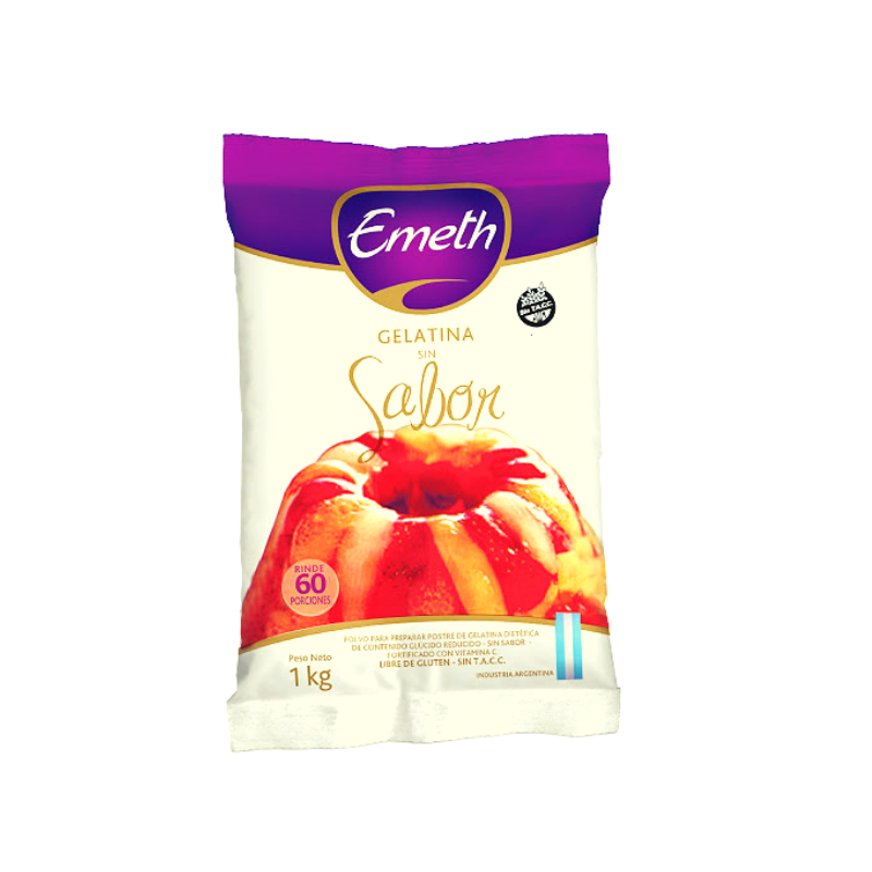 Gelatina sin sabor x 1 Kg