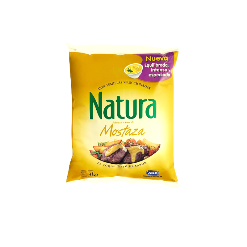 Mostaza Natura x 3 Kg.