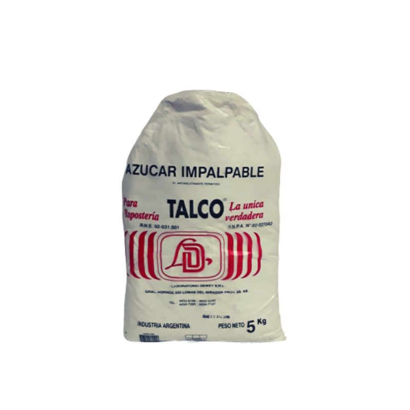 Azúcar impalpable Talco x 5 Kg.