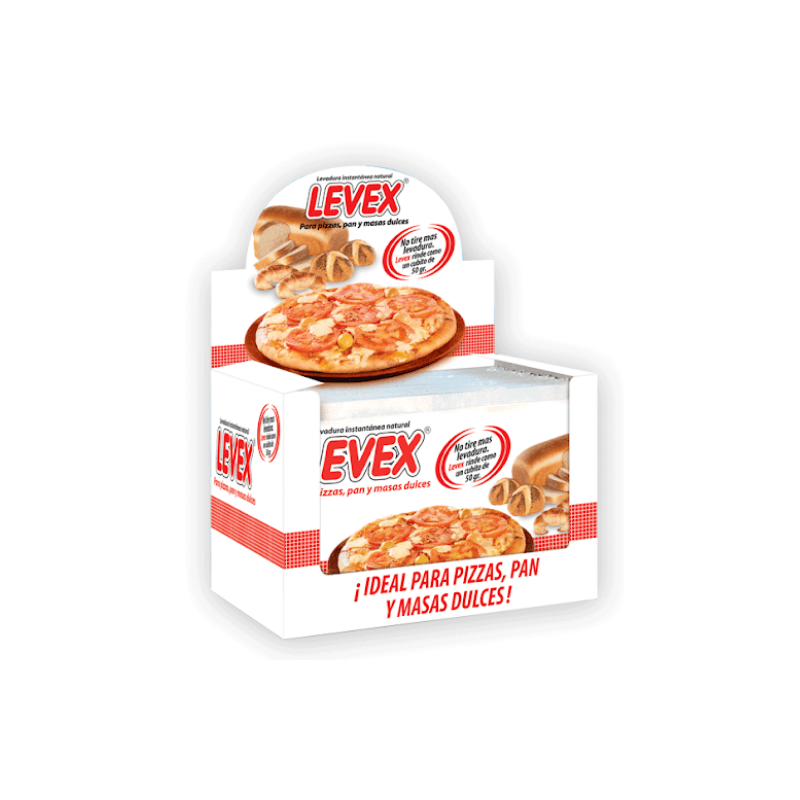 Levadura Levex Display 25 sobres x 20 Grs.