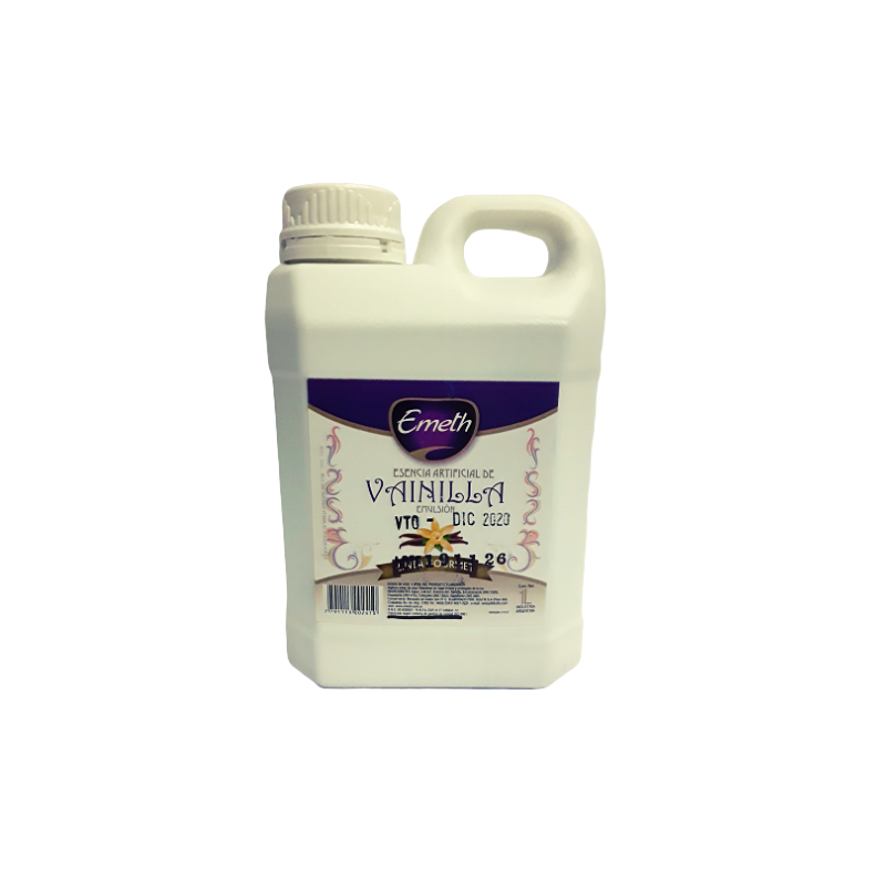 Esencia de vainilla gourmet Emeth x 1 Lts.