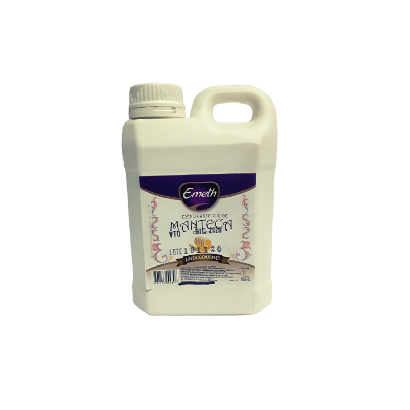 Esencia de manteca gourmet Emeth x 1 Lts.