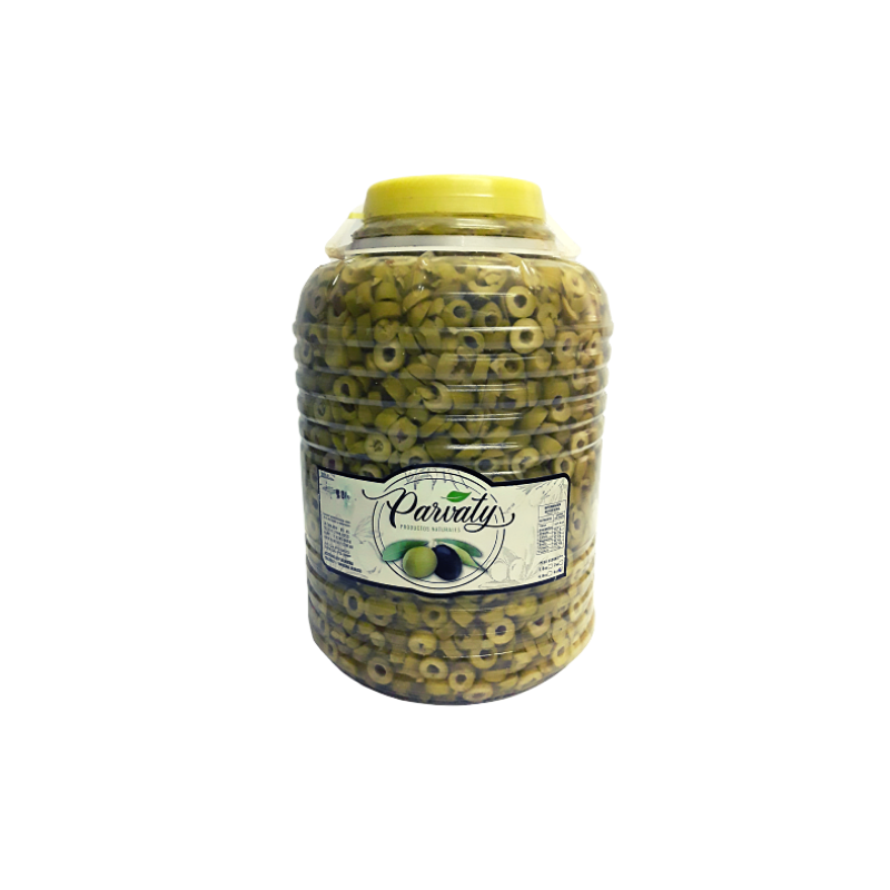 Aceitunas verdes feteadas x 5 Kg.