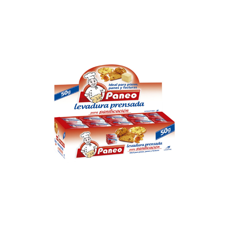 Levadura Paneo 10 cubitos x 50 Grs.