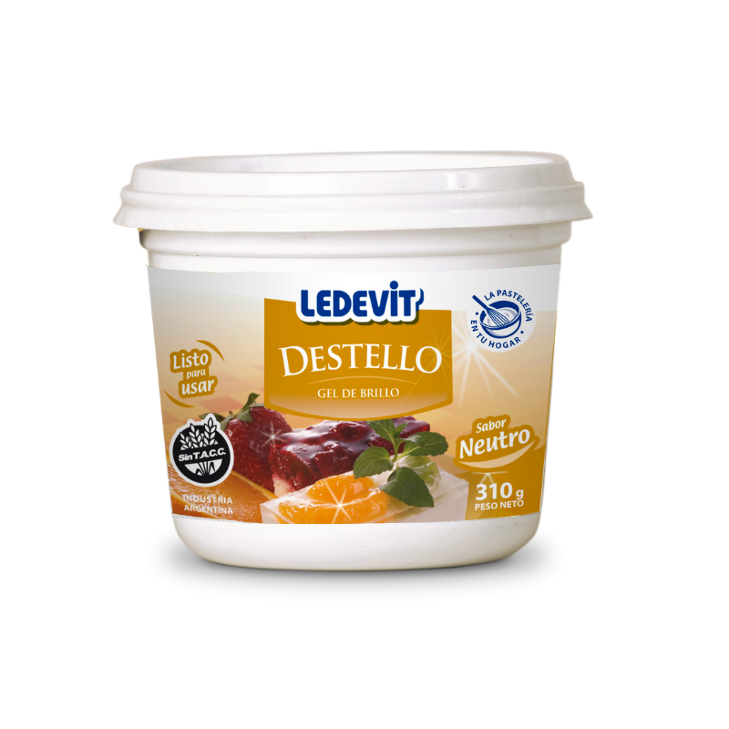 Gel de brillo sabor neutro Ledevit x 280 Grs.