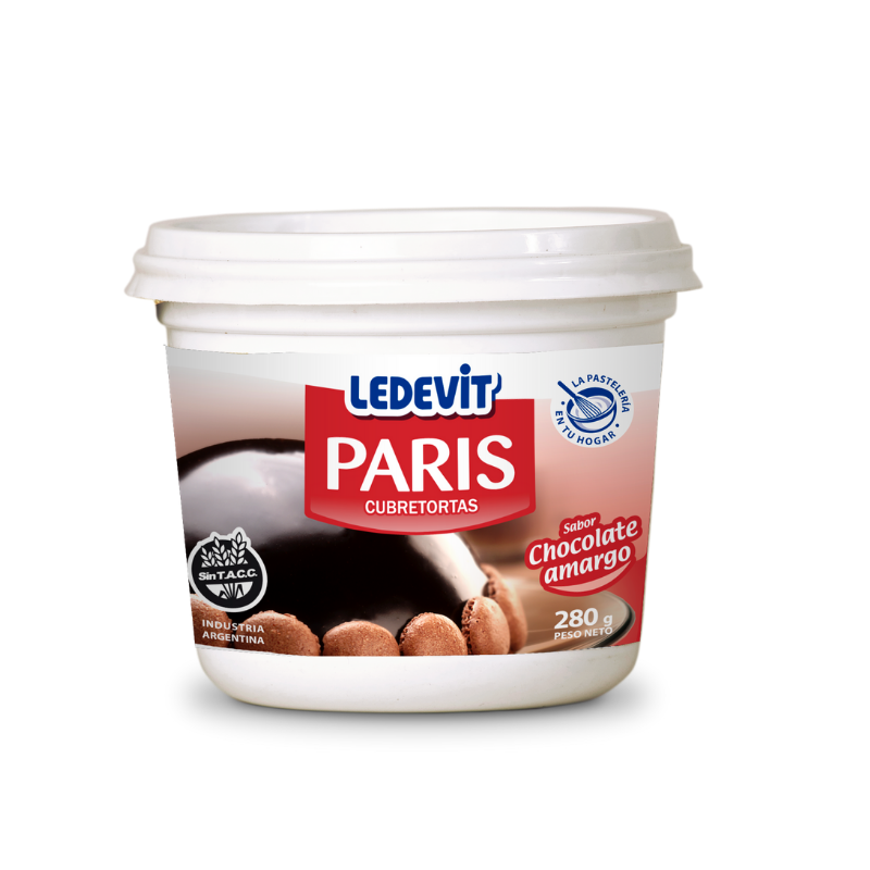 Cubre tortas paris Ledevit x 280 Grs.