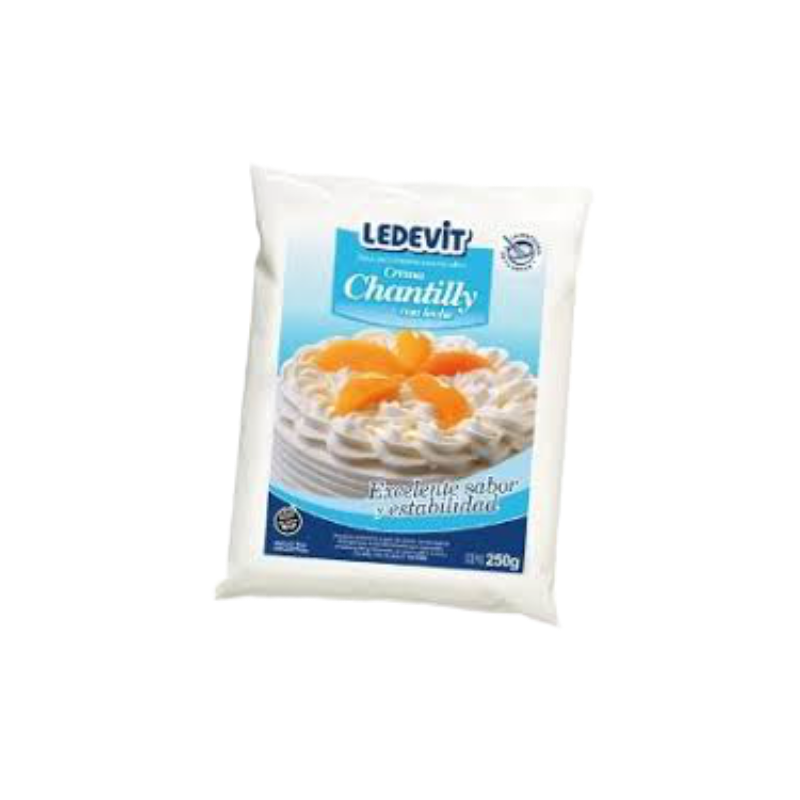 Crema chantilly Ledevit x 250 Grs.