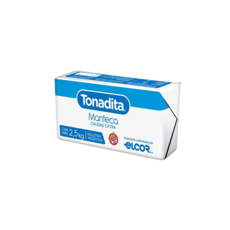 Manteca Tonadita 2.5 Kg.