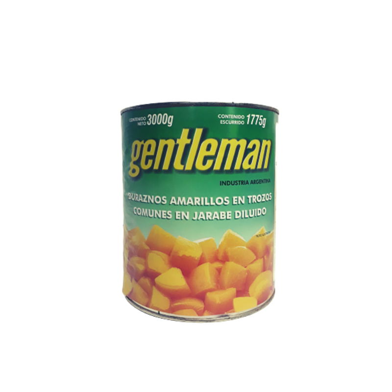 Duraznos en trozos x 3 Kg.