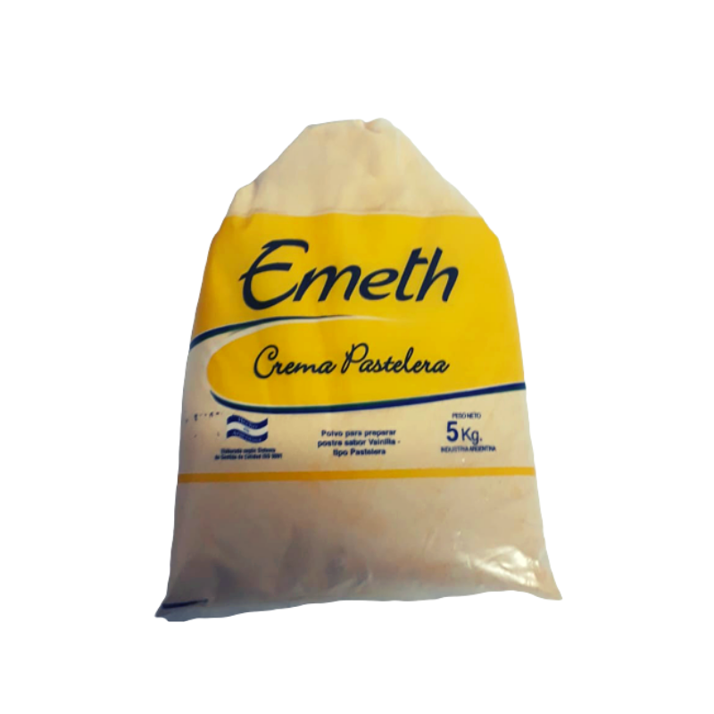 Crema pastelera en caliente Emeth x 5 Kg.