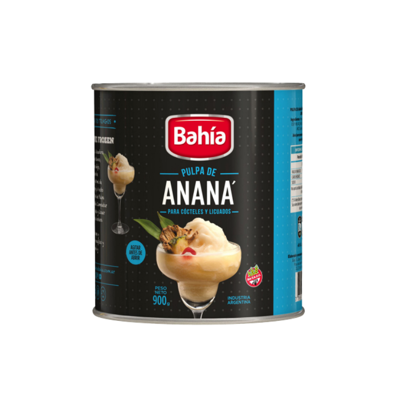 Pulpa de ananá Bahia x 900 Grs.