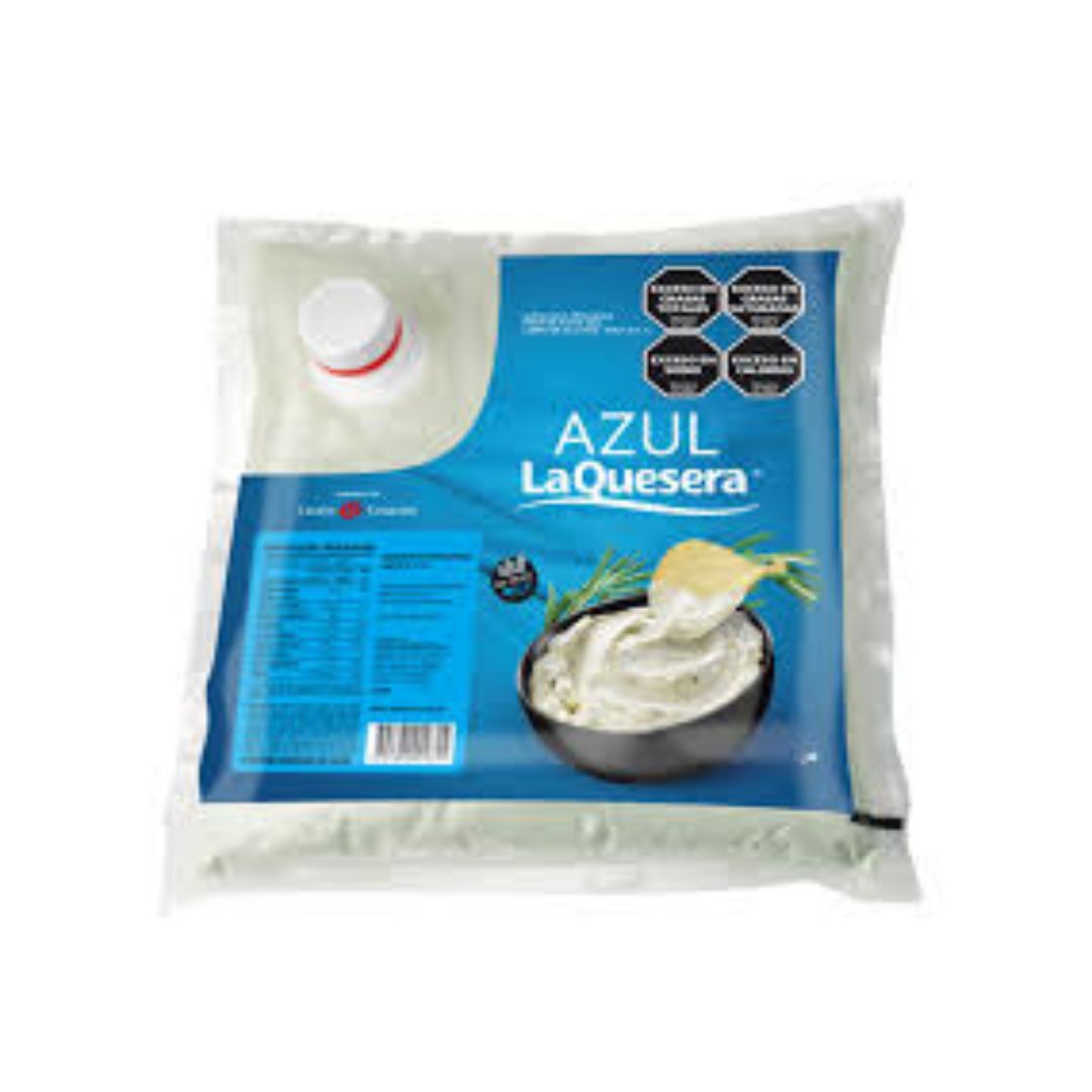 Queso crema azul La Quesera x 3 Kg.