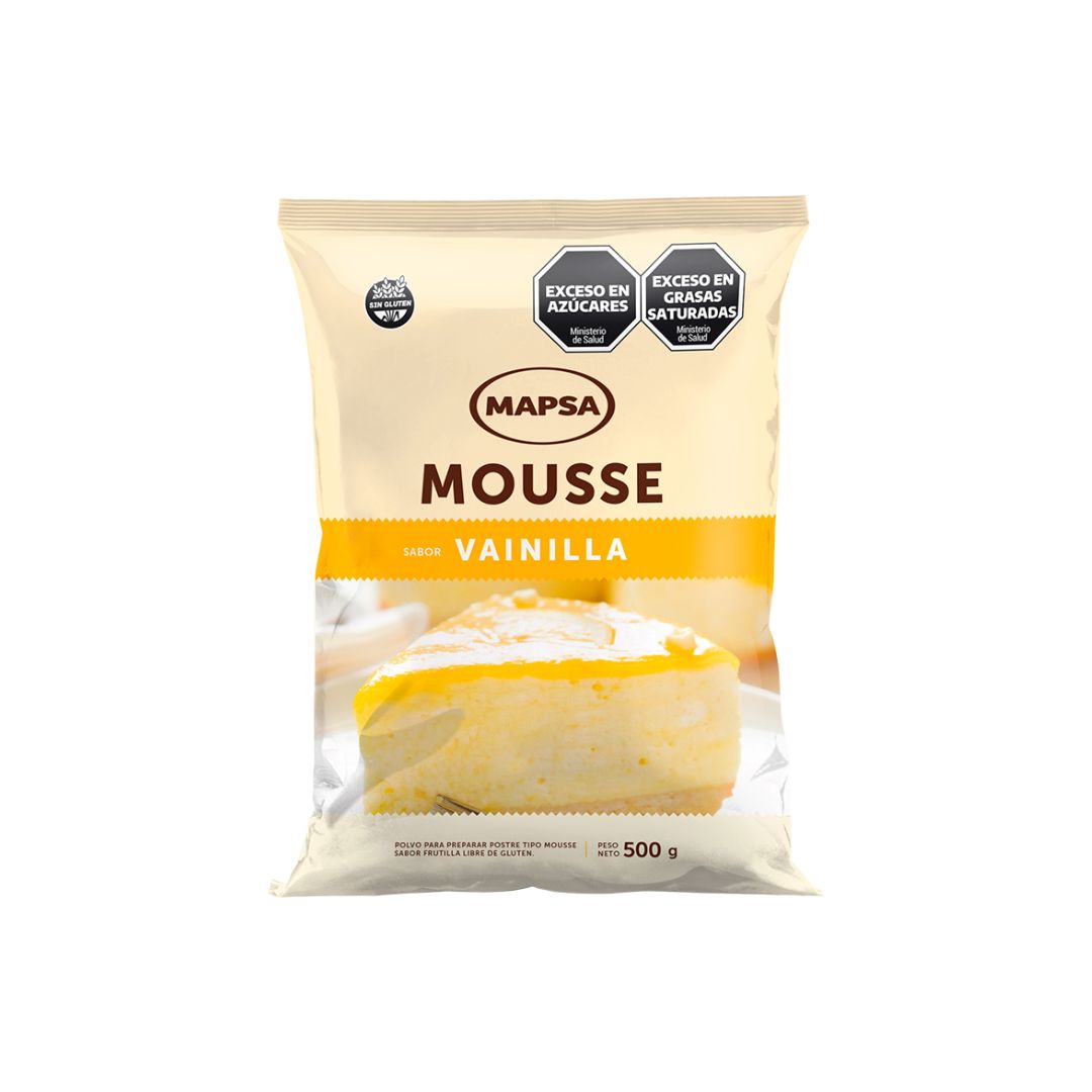 Mousse de vainilla Mapsa x 500 Grs.