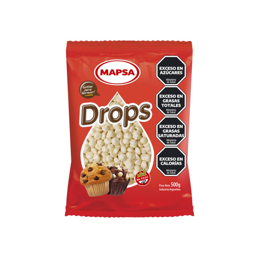Chips de chocolate blanco Mapsa x 500 Gs.