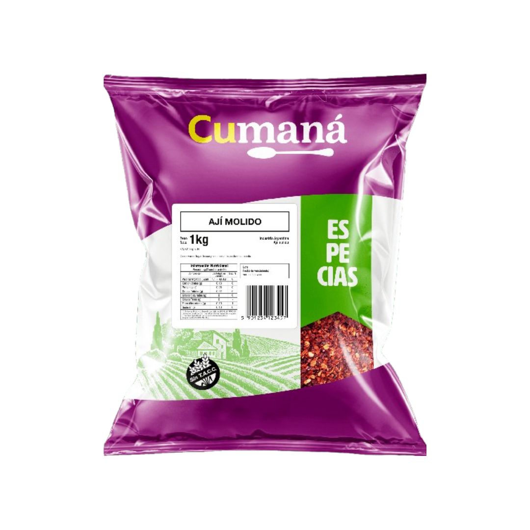 Ají molido Cumana x 1 Kg.