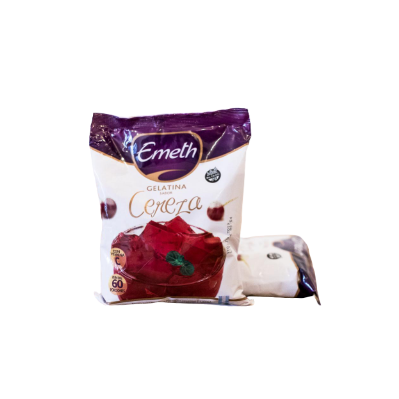 Gelatina de cereza Emeth x 500 Grs.