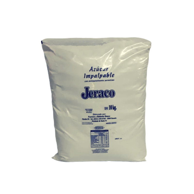 Azúcar impalpable Jeraco x 10 Kg.