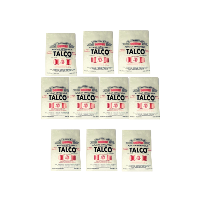 Azúcar impalpable Talco 10 x 1 Kg.
