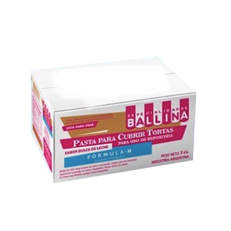 Pasta Ballina sabor Dulce de leche formula H x 3 Kg.