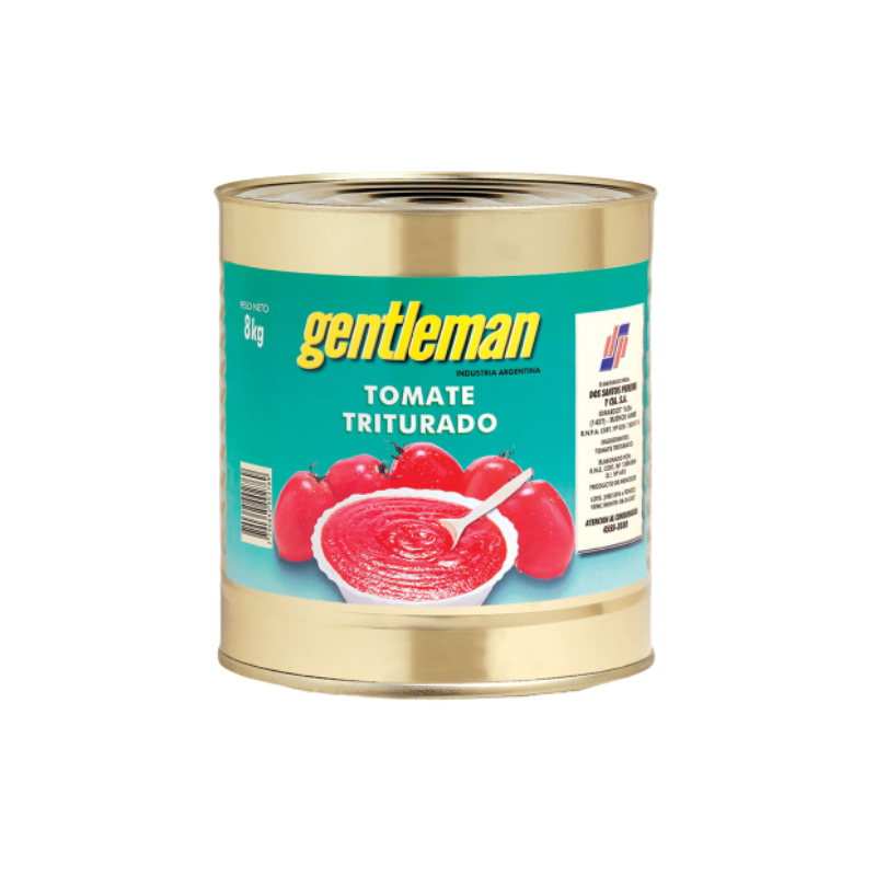 Tomate triturado Gentleman x 8 Kg.