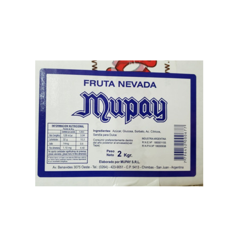 Fruta Nevada Mupay x 5 Kg.
