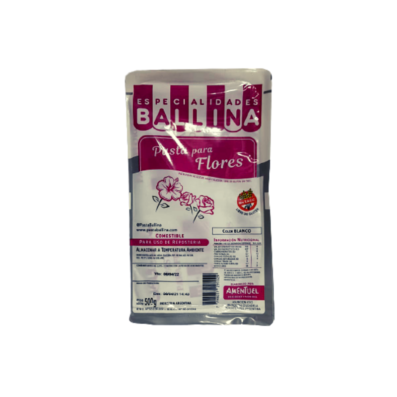 Pasta de flores Ballina x 500 Grs.