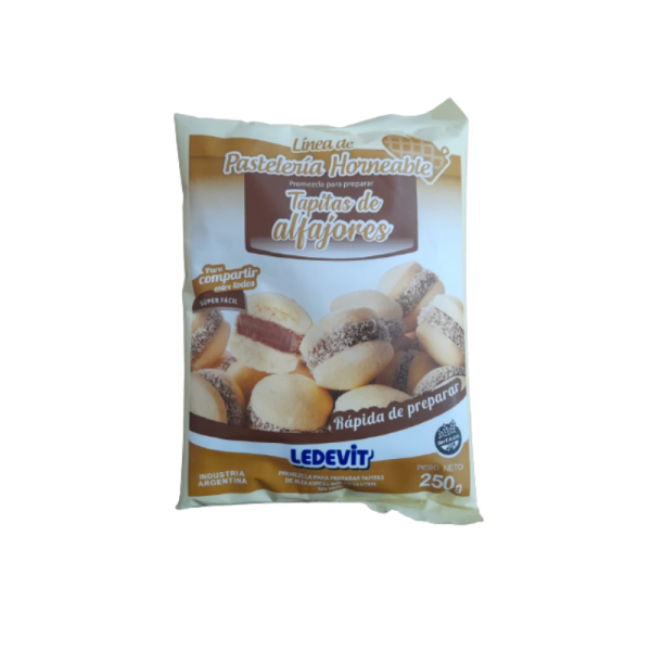Premezcla para tapitas de Alfajores Ledevit x 250 Grs.