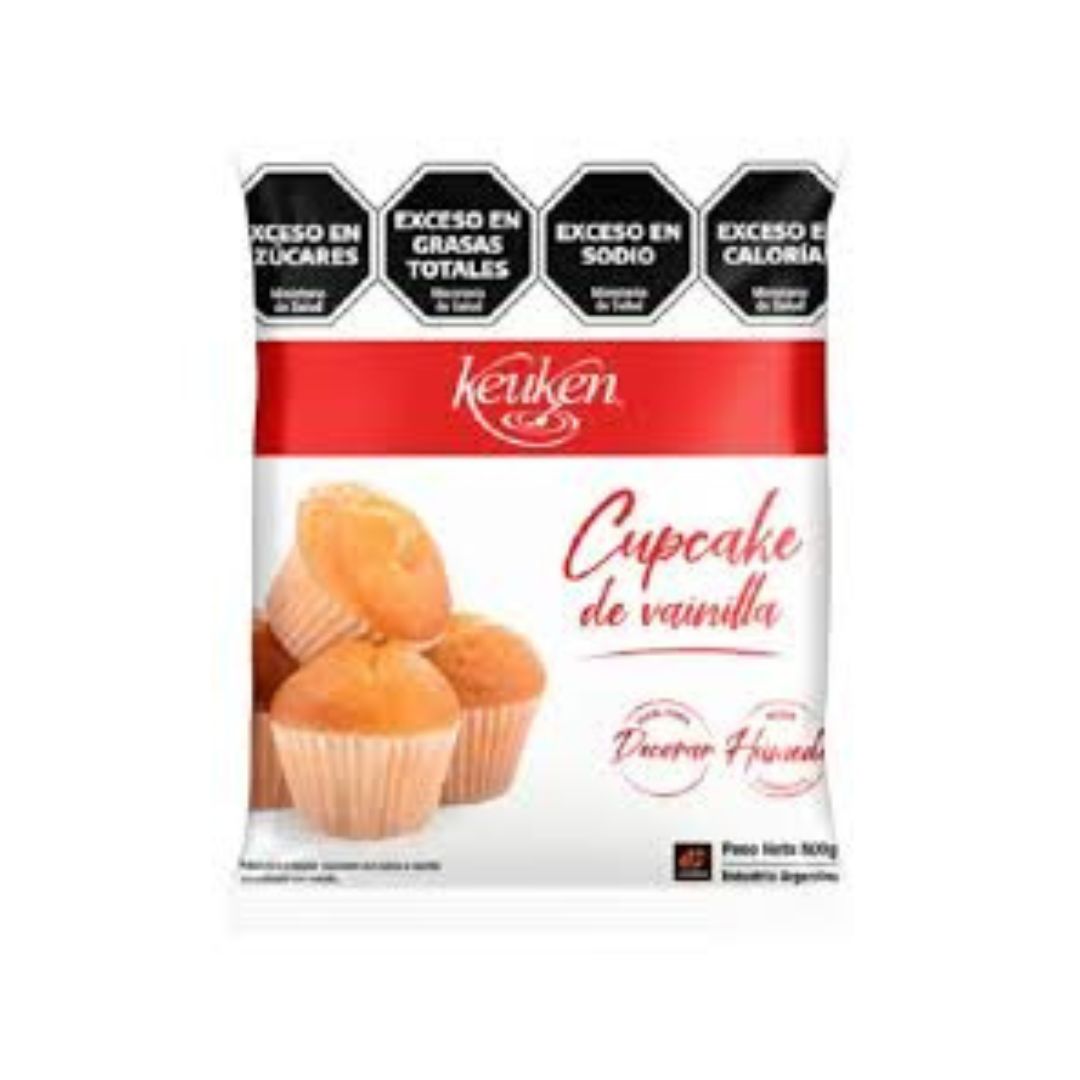 Premezcla cupcakes Keuken vainilla x 500 Grs.