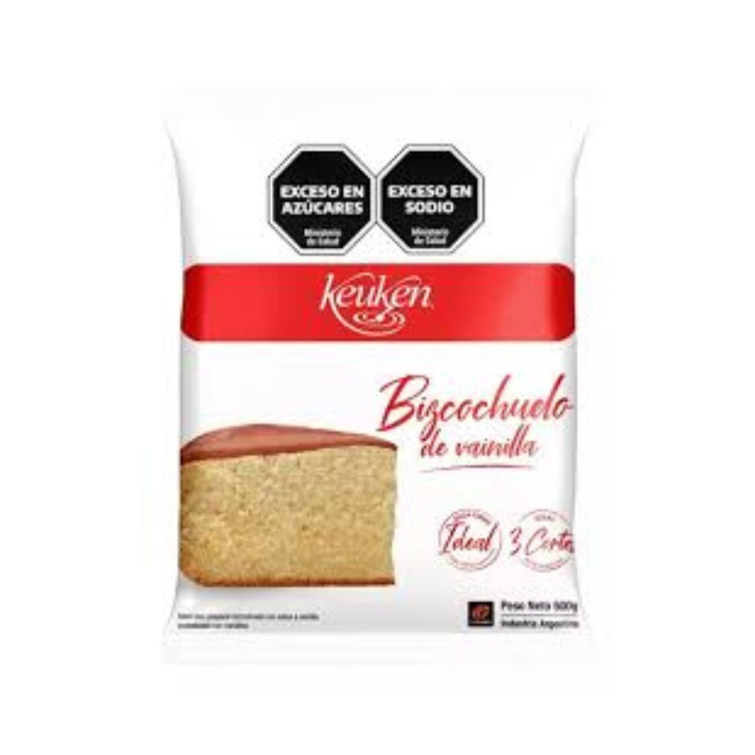 Premezcla bizcochuelo Keuken vainilla x 500 Grs.