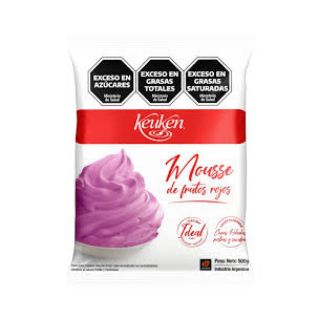 Mousse de frutos rojos Keuken x 500 Grs.