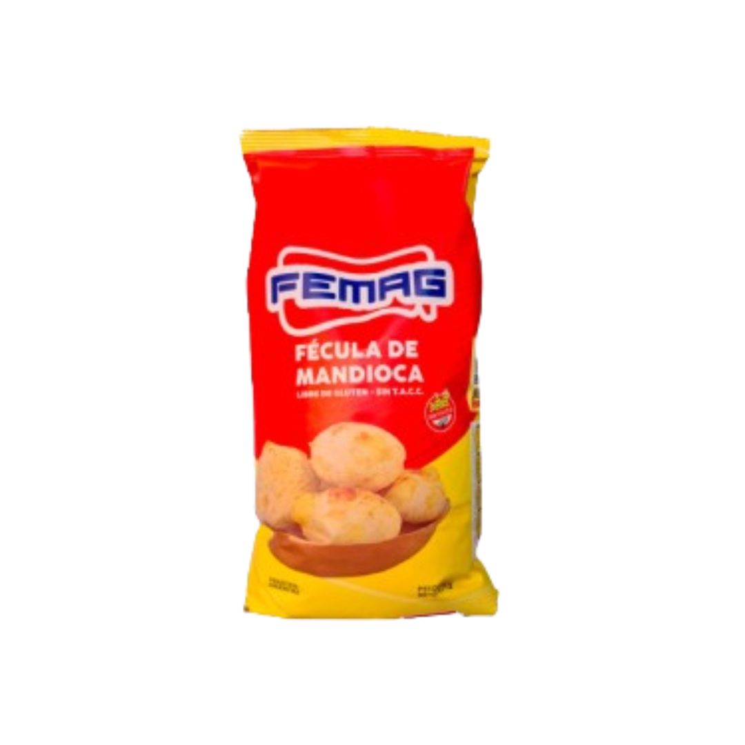Fécula de mandioca Femag x 1Kg.