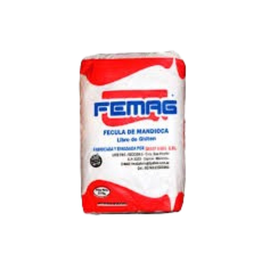 Fécula de mandioca Femag x 10 Kg.
