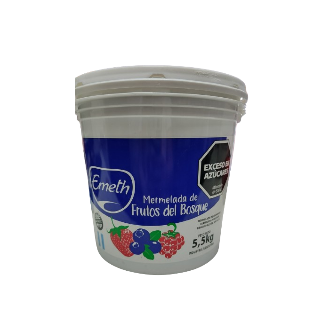 Mermelada de frutos del bosque Emeth x 5 Kg.