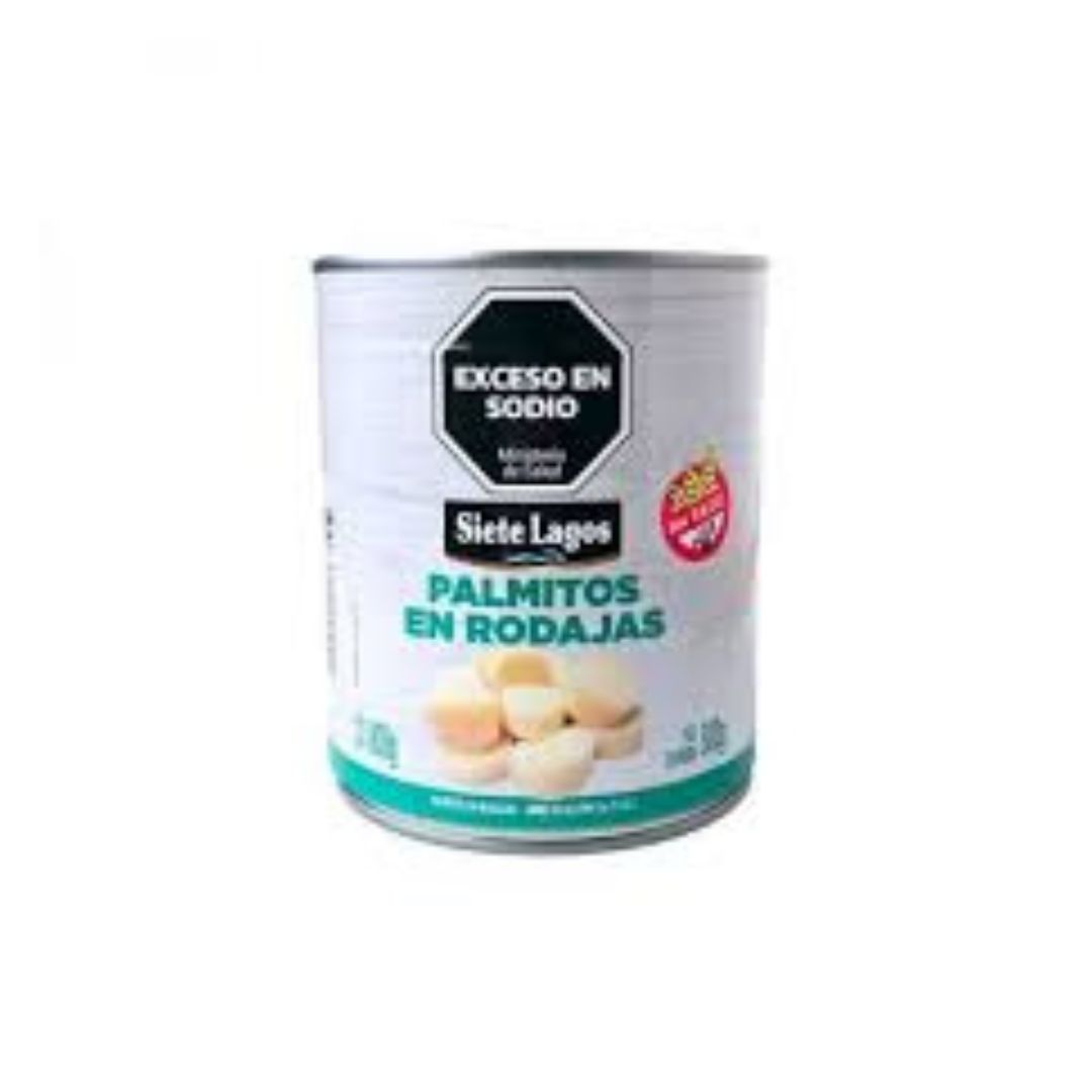Palmitos en rodajas x 800 Grs.