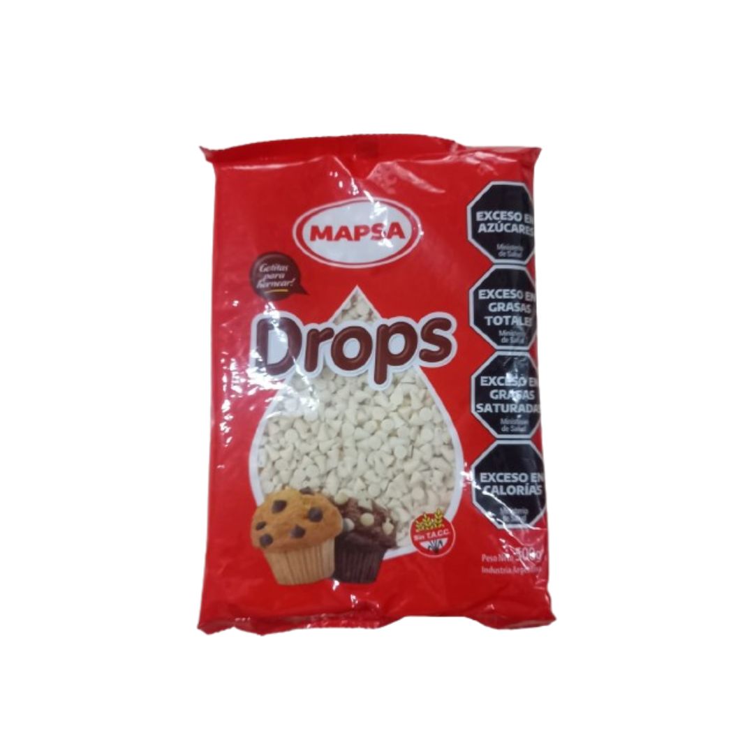 Mini Chips de chocolate blanco Mapsa x 500 Grs.