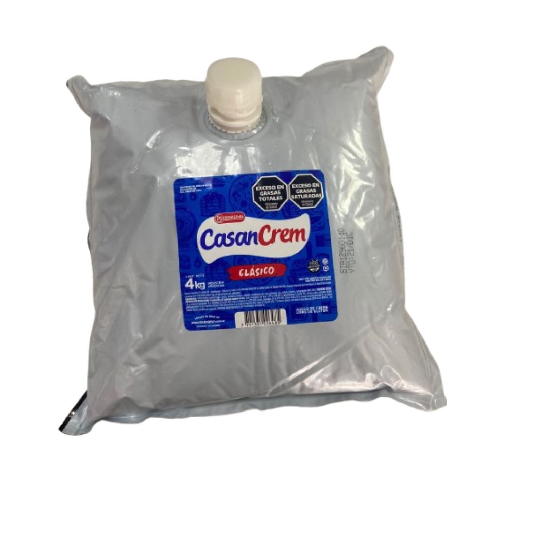 Queso crema Casancrem x 4 Kg.