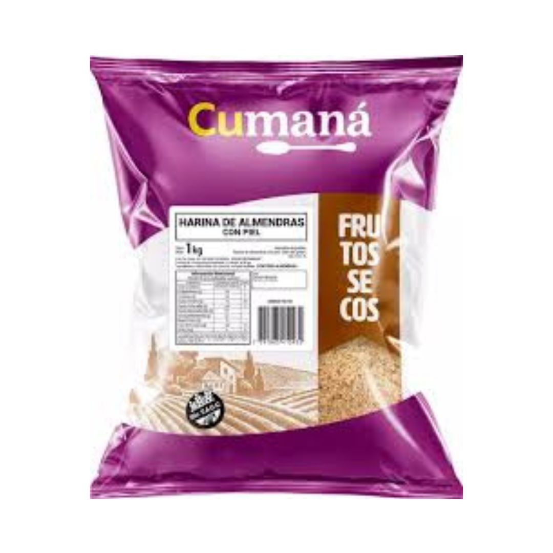 Harina de Almendras con piel x 1 Kg.