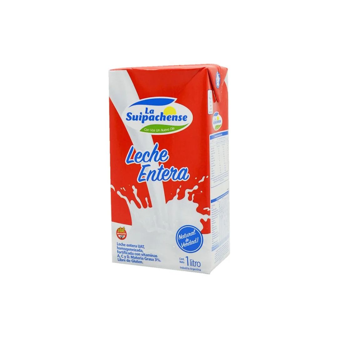 Leche entera La Suipachense x 1Lt.