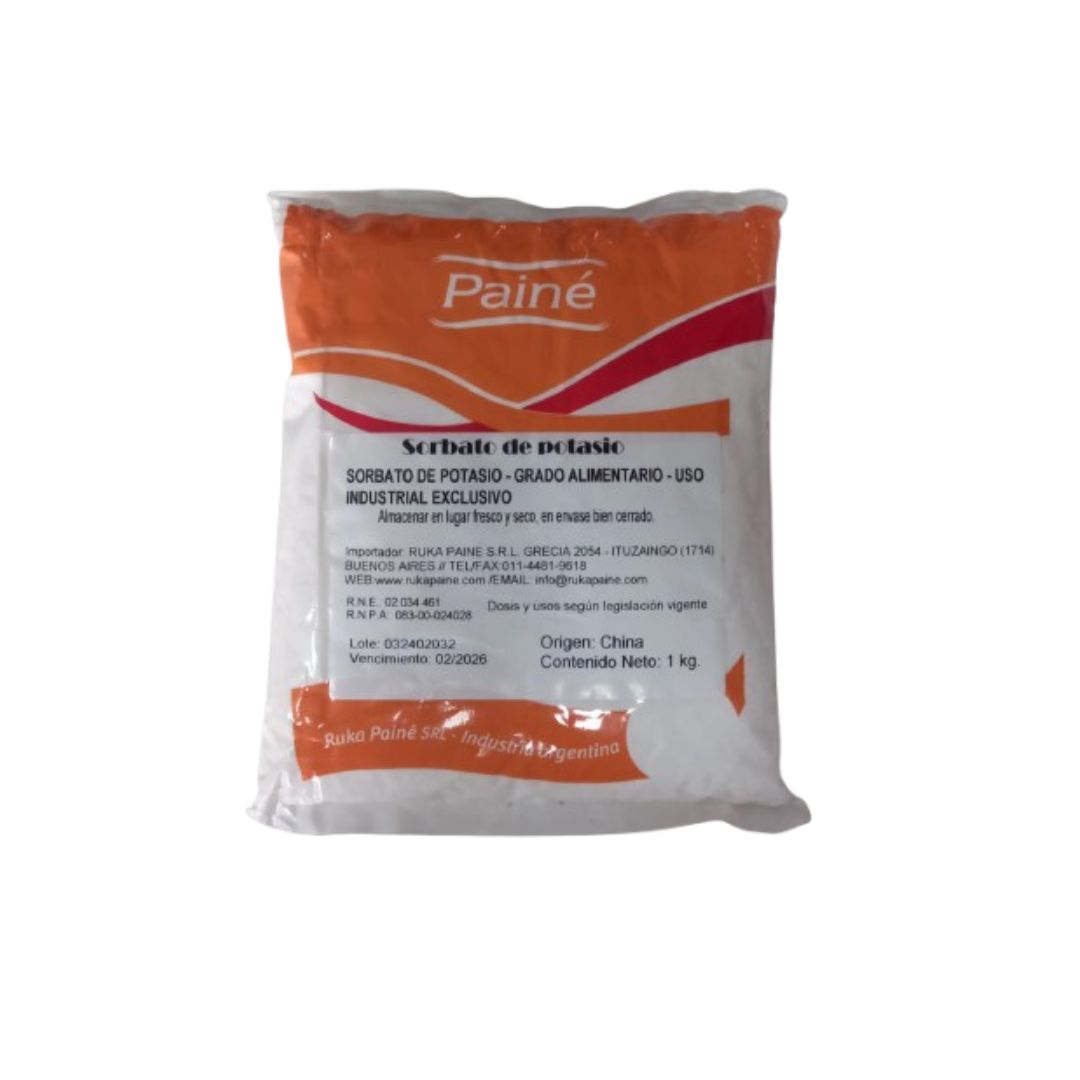Sorbato de potasio granulado X 1 Kg.