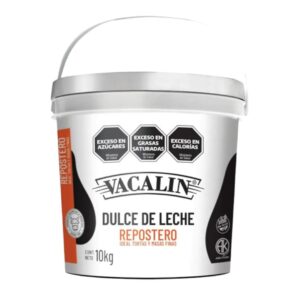 Dulce de leche repostero Vacalin x 10 Kg.