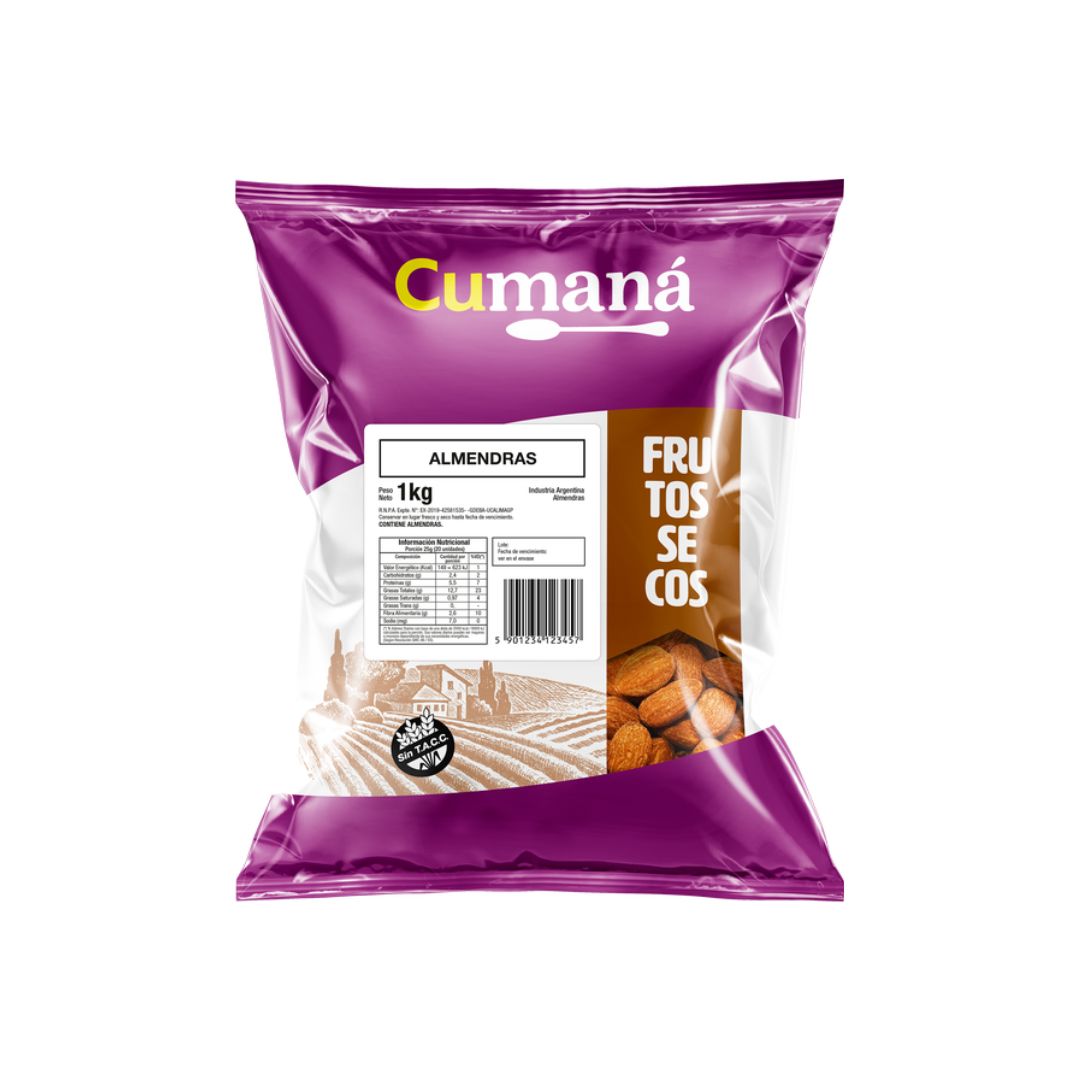 Almendras x 1 Kg. Cumaná