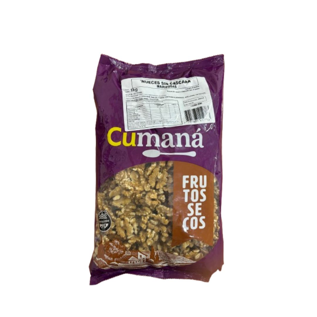 Nuez mariposa extra light x 1 Kg. Cumaná