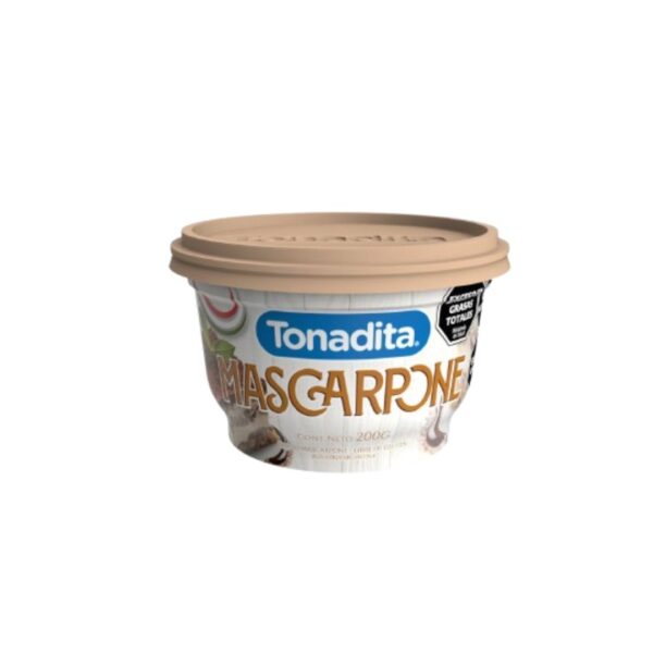 Queso mascarpone Tonadita x 200 Grs,