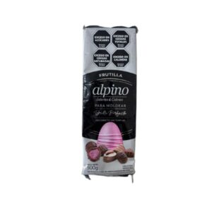 Chocolate Alpino en tableta frutilla x 500 Grs.