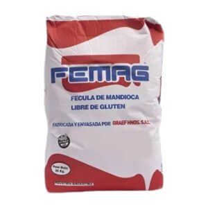 Fécula de mandioca Femag x 25 Kg.