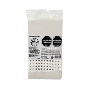 Pasta de goma blanca Decor x 500 Grs.