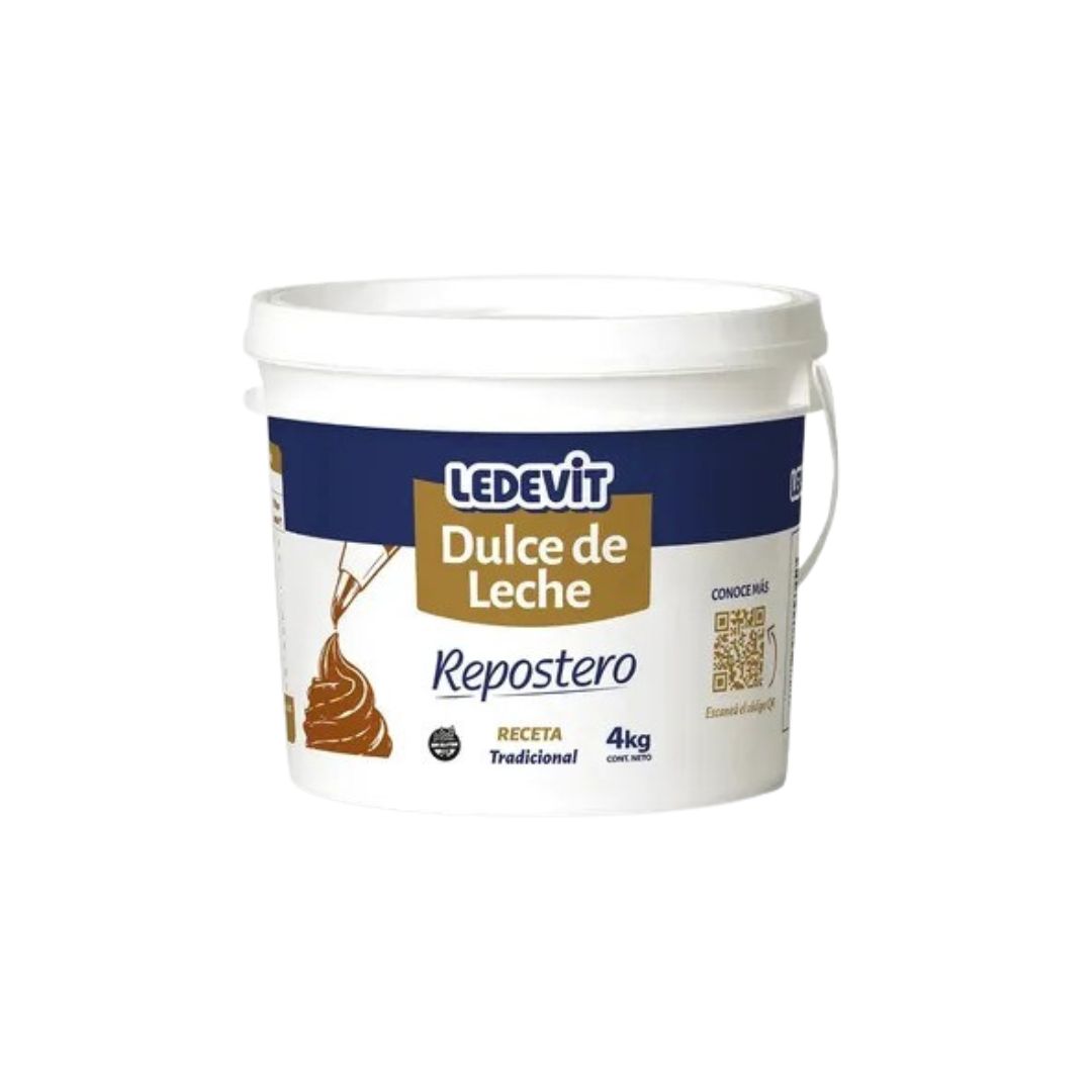 Dulce de leche repostero Ledevit x 4 Kg.